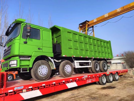 8x4 371HP 샤크만 덤프 트럭 8x4 드라이브 휠