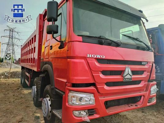 앞부리식 351-450hp HOWO 8*4 5톤 8톤 10톤 팅퍼 트럭 건설 덤프 트럭