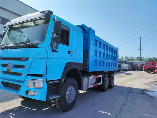 375HP 중고 파우크 블루 시노트럭 HOWO 6*4 유로 3/4/5 배출량 덤프 트럭