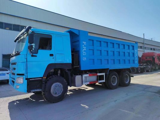 375HP 중고 파우크 블루 시노트럭 HOWO 6*4 유로 3/4/5 배출량 덤프 트럭