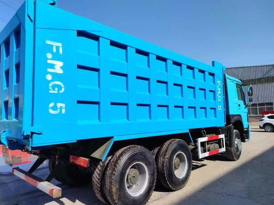 375HP 중고 파우크 블루 시노트럭 HOWO 6*4 유로 3/4/5 배출량 덤프 트럭