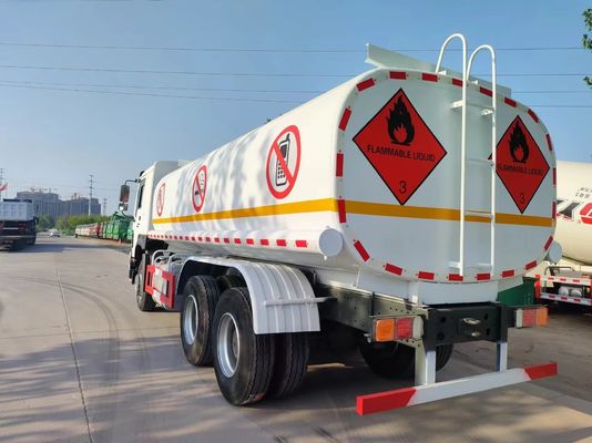 20000리터 HOWO Sinotruk 연료 탱크 트럭 6X4 탄소 강철 탱크