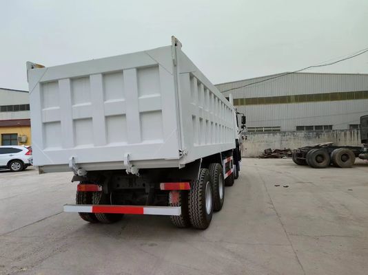 전면 리프팅 스타일 덤프 트럭 12.00r20 타이어 375HP 시노트룩 HOWO 8*4 중고 트럭