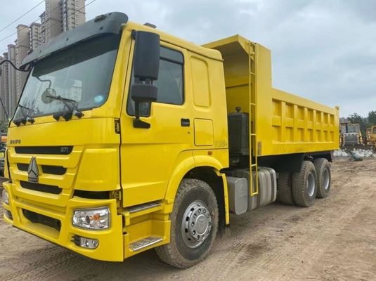 수동 변속기 Sinotruck HOWO 40톤 6X4 10 휠 덤프 트럭 성능