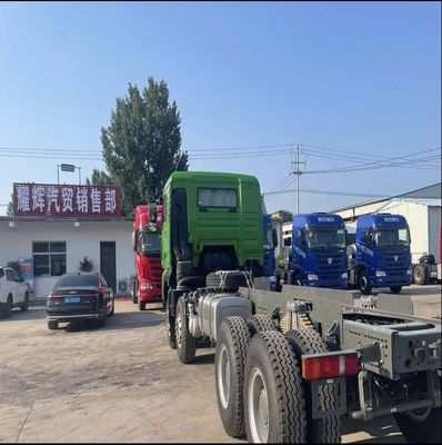 시트랙 트랙터 트럭 헤드 6*4 480HP 500HP EUR 5 10 휠 10 16 중량 트럭 3 축 수동