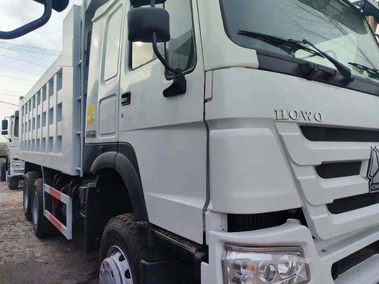 고마력 중고 Sinotruk HOWO 8*4 반사 타이어 12 타이어 덤프 트럭