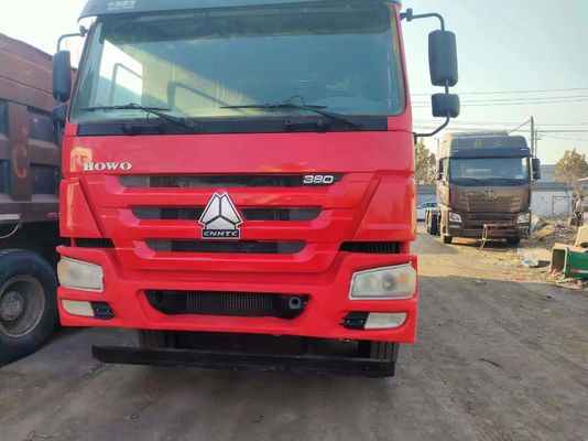 10 타이어 U형 덤프 트럭 시노트럭 HOWO 6*4 380HP 트럭과 전면 리프팅 스타일