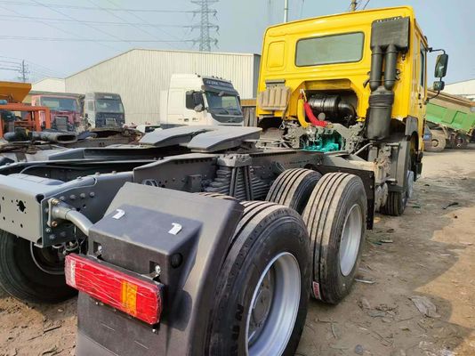 8500*2496*3450 mm Sinotruk HOWO 6*4 노란색 트랙터 트럭 머리 트럭 당신의 요구 사항에 대한