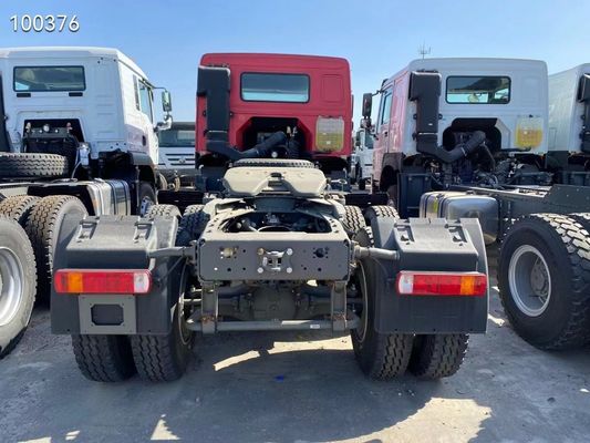 6X4 사용 된 시노트럭 HOWO 371-375HP 10바퀴 트랙터 트럭 중량 트레일러 헤드