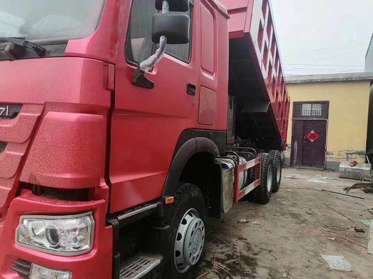 371HP Sinotruk HOWO 6*4 덤프 트럭 10 타이어 틱퍼 트럭 다양한 지형에 적합