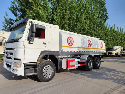 수동 변속기 HOWO 6X4 20 28cbm 20000 리터 6000 갤런 371HP 오일 연료 탱커 트럭