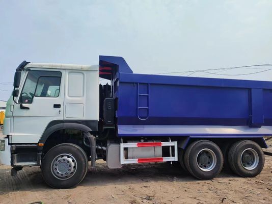 6X4 375HP U-Share 중고 HOWO 덤프 트럭 엔진 용량 6-8L 말력 351-450hp