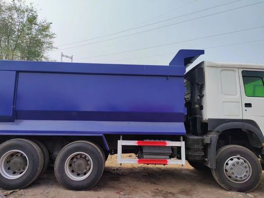 6X4 375HP U-Share 중고 HOWO 덤프 트럭 엔진 용량 6-8L 말력 351-450hp