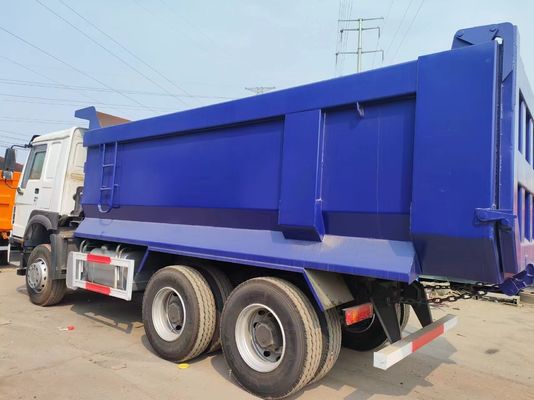 6X4 375HP U-Share 중고 HOWO 덤프 트럭 엔진 용량 6-8L 말력 351-450hp