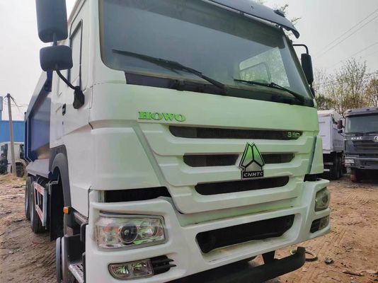 6X4 375HP U-Share 중고 HOWO 덤프 트럭 엔진 용량 6-8L 말력 351-450hp