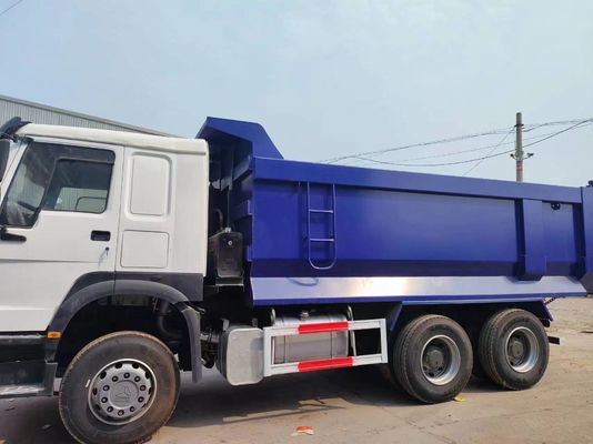375HP HOWO 6X4 Tippers 트럭 25t 중량 덤프 트럭 8500*2496*3450MM에 적합