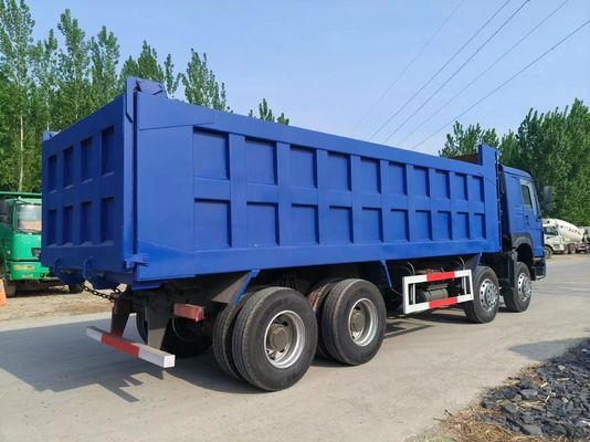 6×4 드라이브 휠 HOWO 덤프 트럭 440HP 및 12 타이어 중량 용량