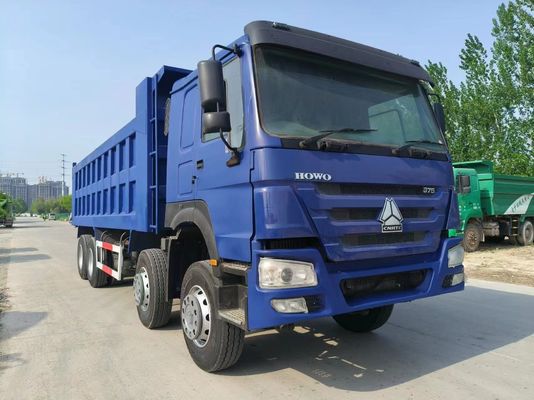 12 타이어 티퍼 트럭 8X4 사용 된 HOWO GCC 인증을 가진 덤프 트럭