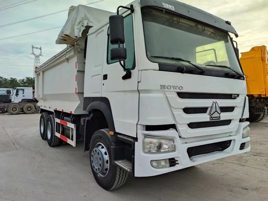 351-450hp 높은 용량 방사선 타이어 디자인 HOWO 6*4 건설용 U형 틱퍼 트럭