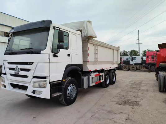 351-450hp 높은 용량 방사선 타이어 디자인 HOWO 6*4 건설용 U형 틱퍼 트럭