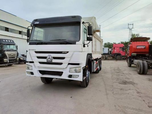 351-450hp 높은 용량 방사선 타이어 디자인 HOWO 6*4 건설용 U형 틱퍼 트럭