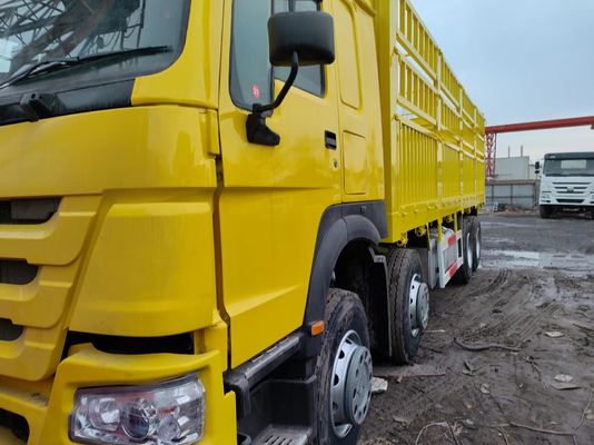 중고 Sinotruk HOWO 8*4 화물 트럭 12 바퀴 웨이차이 엔진 351-450hp 6-8L 용량
