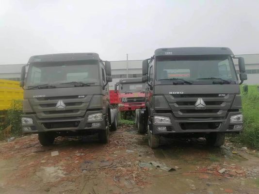 수동 변속기 HOWO Sinotruk 6*4 트랙터 1년 후판 서비스 가리 트럭