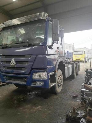 6-8L 엔진 용량 트랙터 트럭 375HP 6X4 시노 트랙터 헤드 트럭