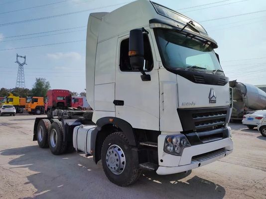 6800x2500x3500mm Sinotruk Howoa7 트랙터 트럭 헤드 트럭 6x4 드라이브 휠
