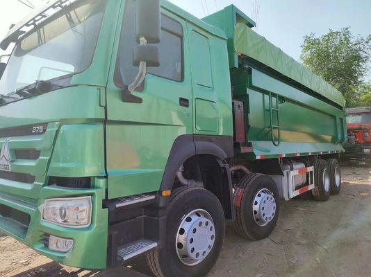 6×4 Sinotruk HOWO U형 덤프 트럭 좌석 ≤5의 중고용 트럭