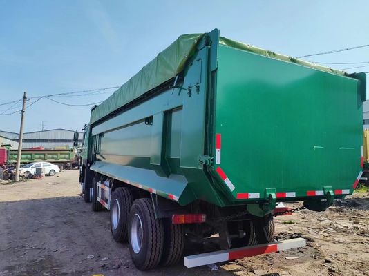 6×4 Sinotruk HOWO U형 덤프 트럭 좌석 ≤5의 중고용 트럭