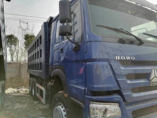 중고용 Sinotruk HOWO 6*4 덤프 트럭 전면 리프팅 스타일과 다른 색상