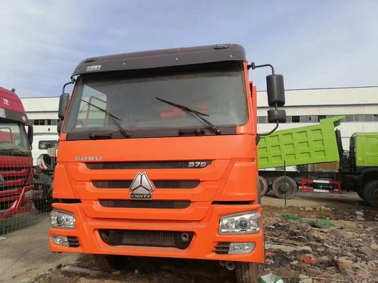 중고 Sinotruck HOWO A7 6*4 10 휠 덤프 트럭 371-430HP 혼합 색상 디자인