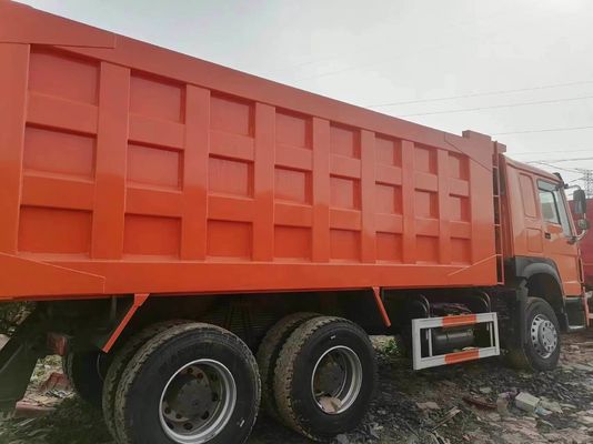 중고 Sinotruck HOWO A7 6*4 10 휠 덤프 트럭 371-430HP 혼합 색상 디자인
