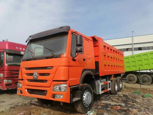 중고 Sinotruck HOWO A7 6*4 10 휠 덤프 트럭 371-430HP 혼합 색상 디자인