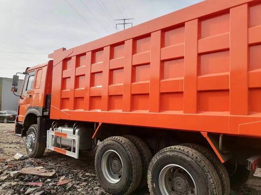 중고 Sinotruck HOWO A7 6*4 10 휠 덤프 트럭 371-430HP 혼합 색상 디자인