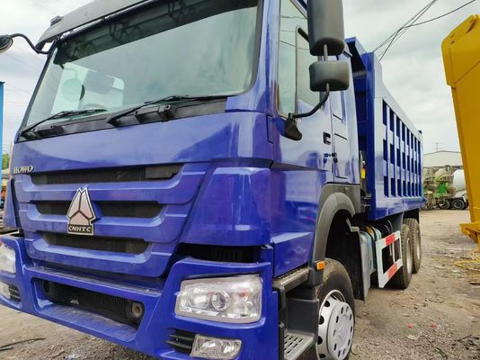 8×4 드라이브 휠 사용 된 시노트럭 덤프 트럭 HOWO 440HP 12 타이어 중량 용량