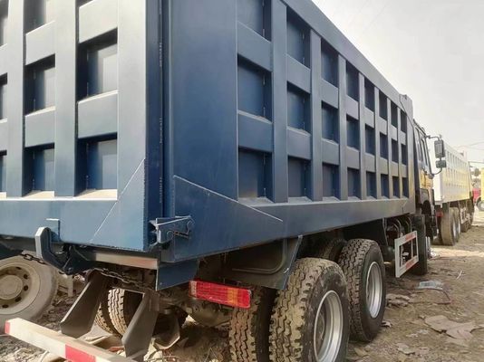 8×4 드라이브 휠 사용 된 시노트럭 덤프 트럭 HOWO 440HP 12 타이어 중량 용량