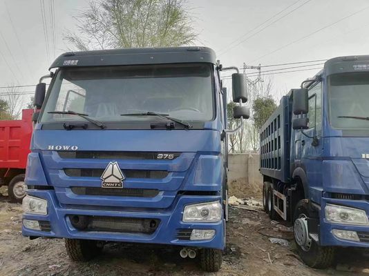 8×4 드라이브 휠 사용 된 시노트럭 덤프 트럭 HOWO 440HP 12 타이어 중량 용량