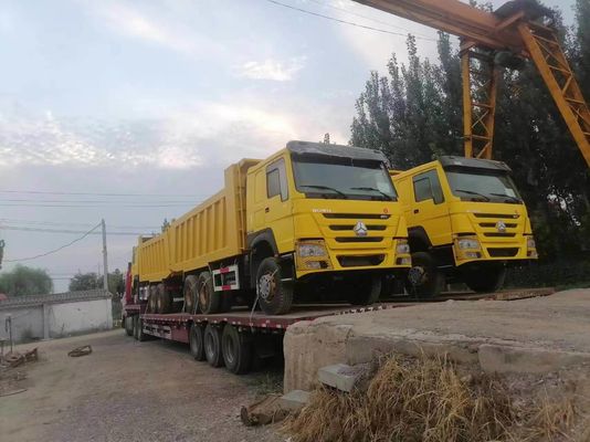 6-8L 엔진 용량 HOWO 트럭 20 3050 70-100 톤 6X4 371HP 터퍼 사용 된 덤프 트럭