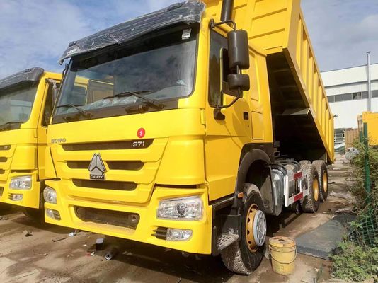20-100톤 6X4 371HP Sinotruck HOWO ISO 타이어 인증과 함께 사용 된 덤프 트럭